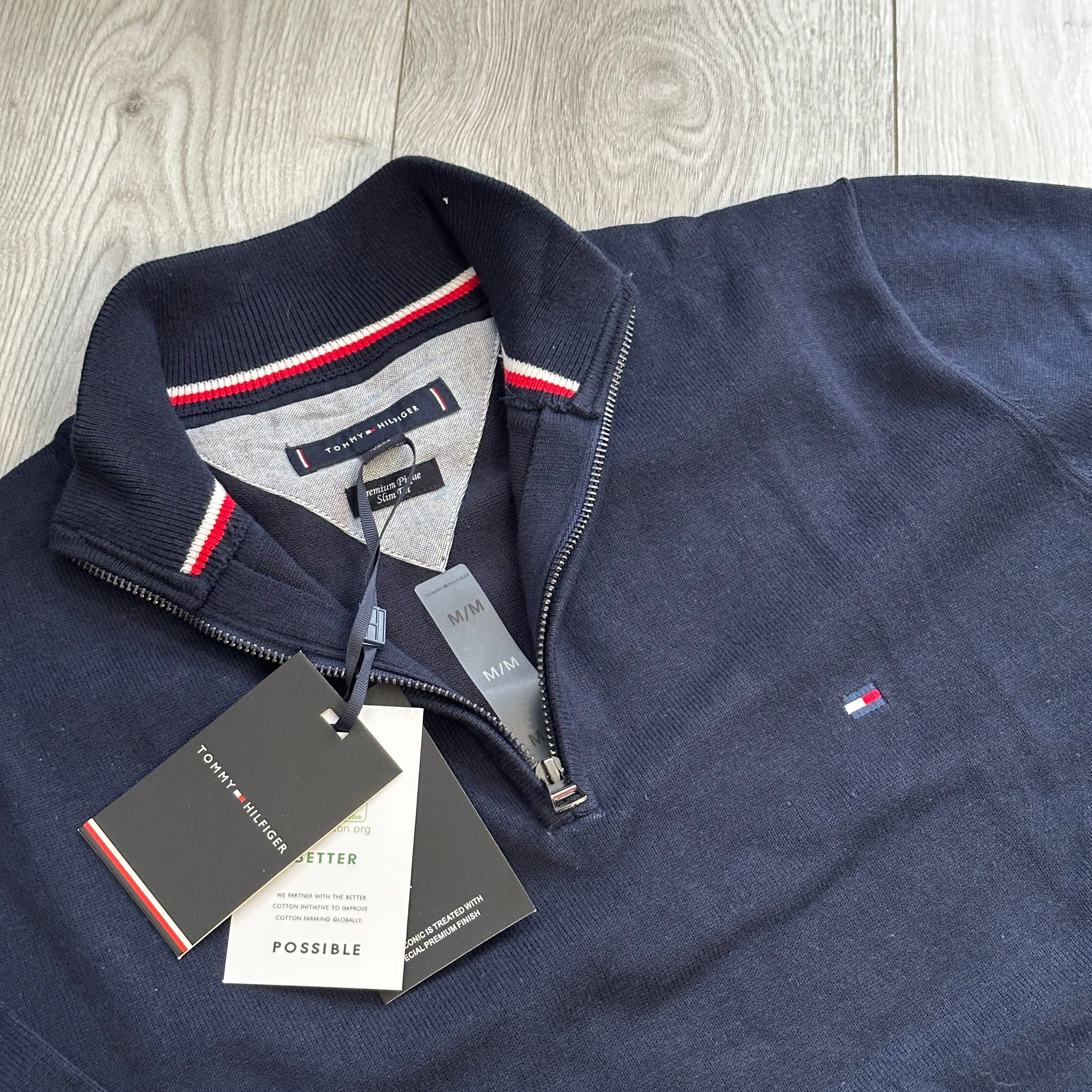 Melynas Quarter Zip Megztinis